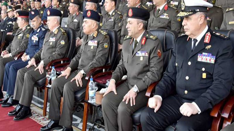 صدقي صبحي يشهد الاحتفال