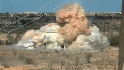 المتحدث العسكري: قتل وضبط 4 تكفريين وتدمير عدد من الأوكار الإرهابية بشمال سيناء