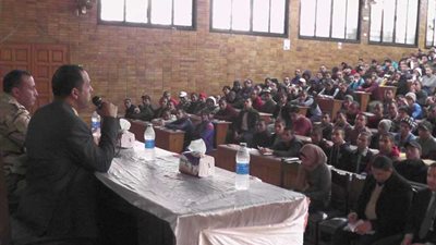 رئيس جامعة دمنهور: ندوات التربية العسكرية تعزز ثقافة الولاء والانتماء للوطن (صور)