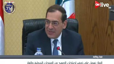 الملا: نعمل على توفير احتياجات الصعيد من المنتجات البترولية والغاز (فيديو)