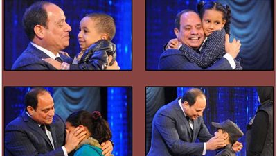 الرئيس السيسي يشهد الاحتفال بعيد الشرطة السادس والستين ..ويسعد قلوب أبناء الشهداء (صور)