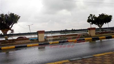 الأمطار الغزيرة تفرض حظر تجول ببني سويف