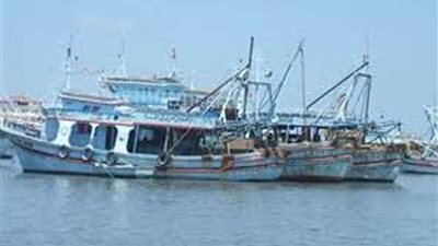 توقف حركة الملاحة البحرية بكفرالشيخ بسبب الطقس السىء