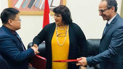 هيئة الكتاب توقع مذكرة تعاون مع مؤسسة بيت الحكمة الصيني