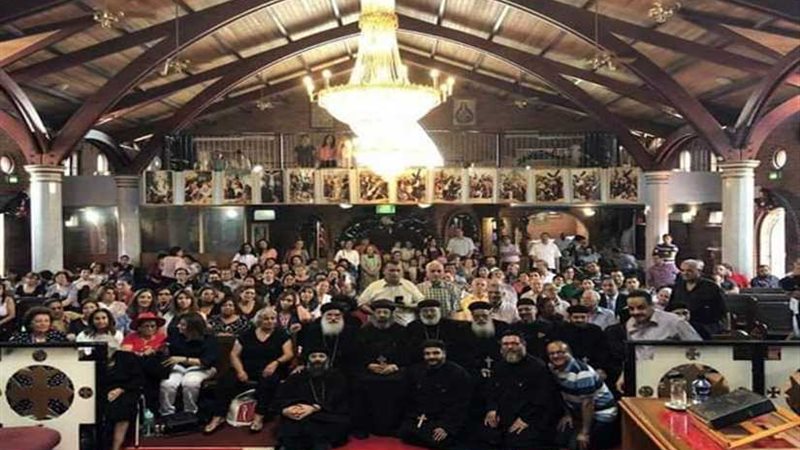 وصول نيافة الأنبا