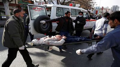 بالفيديو| لقطات مصورة من موقع الهجوم الإرهابي بالعاصمة الأفغانية كابول