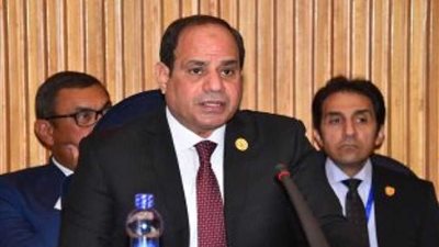 السيسي يعرب عن تقدير مصر لجهود رئيس غينيا لدوره الحالي بالاتحاد الإفريقي