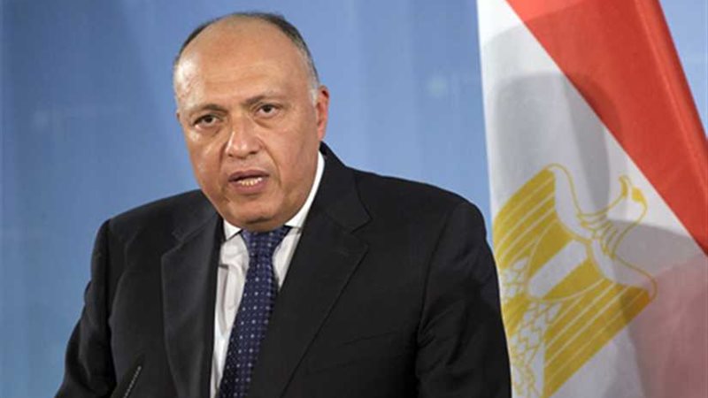 شكري: لا يوجد اعتراف