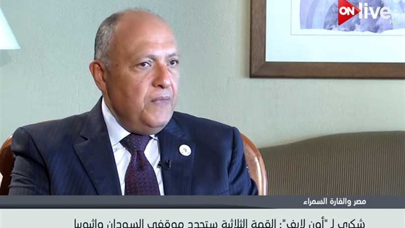 شكري: القمة الثلاثية