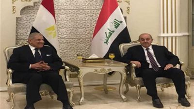 محلب يبحث مشاركة مصر في إعادة الإعمار بالعراق
