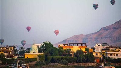 إلغاء رحلات البالون الطائر بالأقصر بسبب سوء الأحوال الجوية
