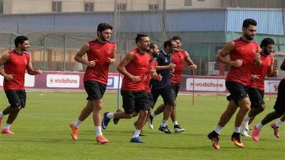 تدريبات ترفيهية فى الأهلي استعدادًا للإسماعيلي