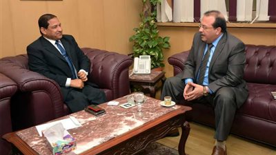 محافظ الغربية يستقبل رئيس جامعة طنطا