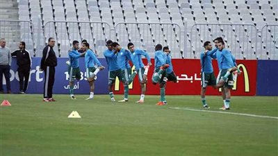 المصري يختتم تدريباته استعدادا للقاء طلائع الجيش غدا في الدوري