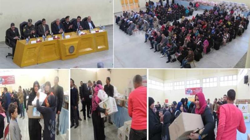 أمن الأقصر يقدم مساعدات