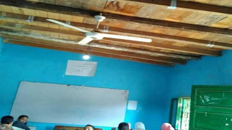 مدرسة بالمنوفية مهددة