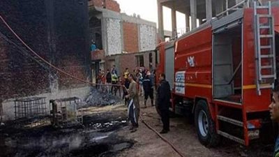 السيطرة على حريق داخل مدرسة ابتدائية في بني سويف