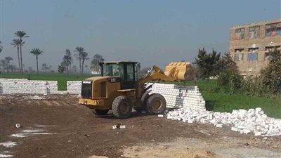 أمن المنيا: إزالة 167 حالة تعدٍ على أملاك الدولة والأراضي الزراعية بالمنيا