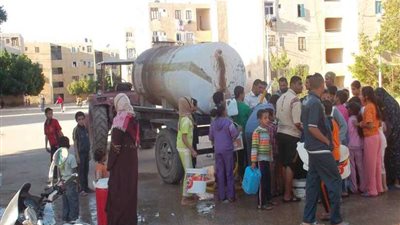 قطع المياه عن بعض مناطق الجيزة 24 ساعة الاثنين