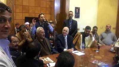 موسى مصطفى يجتمع بأعضاء مجلس القبائل المصرية والعربية