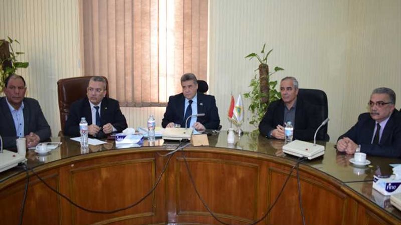 رئيس جامعة بنها يستعرض