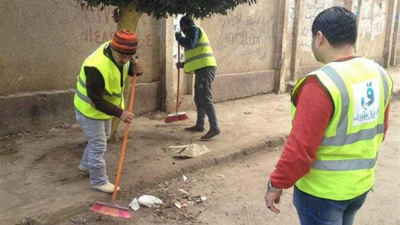حملة شبابية لتنظيف