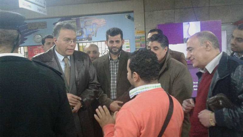 وزير النقل يتفقد