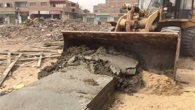 إزالة 5 أفدنة تعديات على 