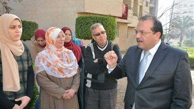 رئيس جامعة طنطا يتابع تسكين طلاب المدن الجامعية