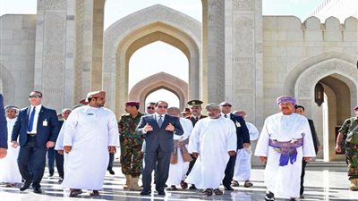 بالصور.. تعرف على المعالم التي زارها الرئيس السيسي في مسقط