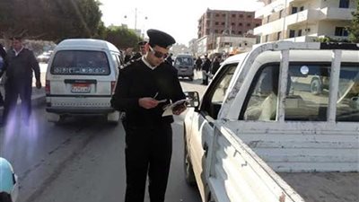 536 مخالفة مرورية حصيلة حملة مرورية بالبحيرة