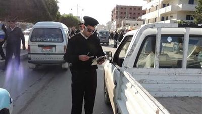 ضبط 2437 مخالفة مرورية و1400 حكم بالمنيا