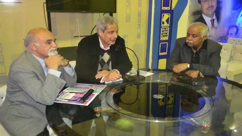 حمدي رزق بمعرض الكتاب: