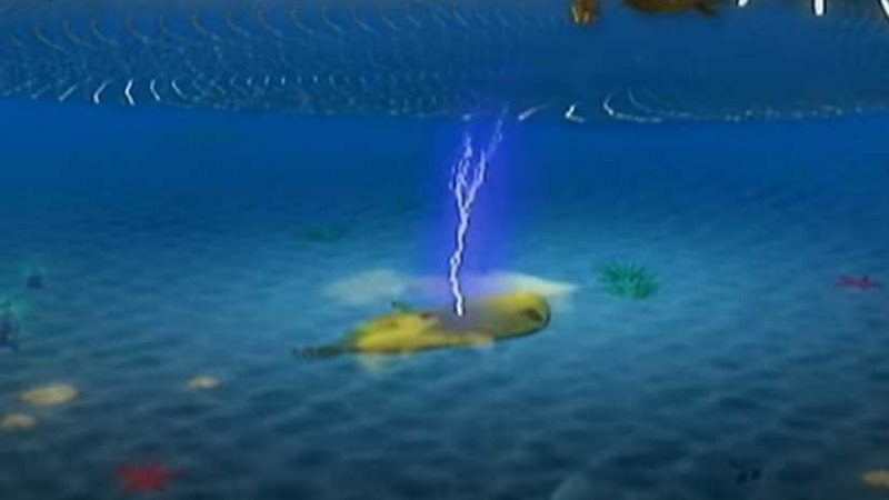 حاول اصطياد الأسماك