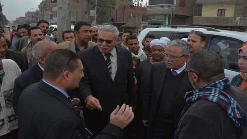 محافظ المنيا يتفقد