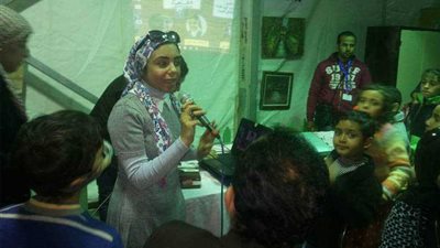 دار الكتب تبسط التراث لأطفال معرض الكتاب