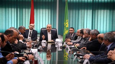 محافظ القليوبية يبحث التعاون مع الشركات القابضة