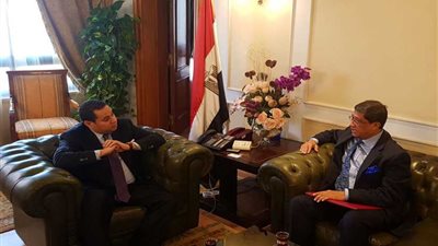وزير قطاع الأعمال يستقبل سفير الهند لبحث أوجه التعاون المشترك