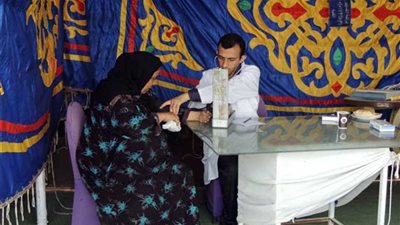 قافلة طبية لطب المنصورة للكشف على مرضى السكري