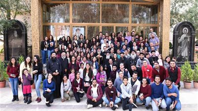 قداسة البابا يلتقي طلبة إعداد خدام ٦ أكتوبر