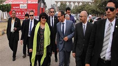 وزيرة الثقافة تحضر فيلما عن عبد الرحمن الشرقاوي بختام معرض الكتاب