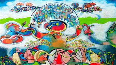 الثلاثاء.. افتتاح معرض الفنان عادل ثابت بقاعة الباب