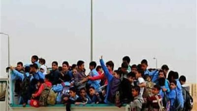 صدق أو لا تصدق.. سيارة نقل لتوصيل التلاميذ بالمنوفية