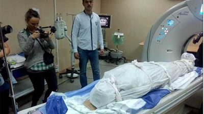 فحص شامل بالأشعة المقطعية لمومياوات أسوان