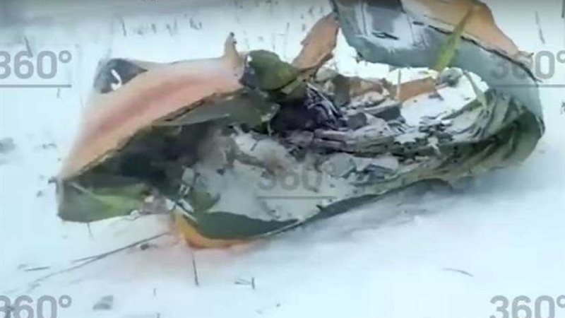 اللقطات الأولى للطائرة