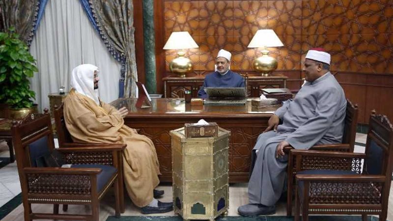 شيخ الأزهر يستقبل