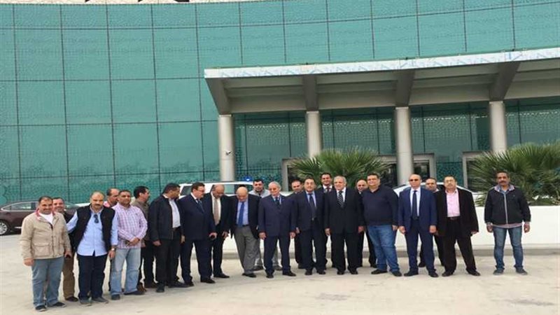 محلب يتفقد اللمسات