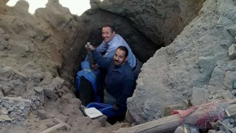 آثار أسيوط تنقل الحجر