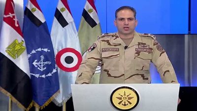 المتحدث العسكري: رصدنا محاولات لخلق بؤر إرهابية في سيناء