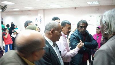 رئيس هيئة قصور الثقافة يتفقد قصر ثقافة العقاد .بمدينة اسوان